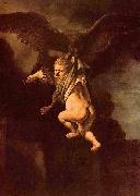 Rembrandt Peale Ganymed in den Fangen des Adlers France oil painting artist